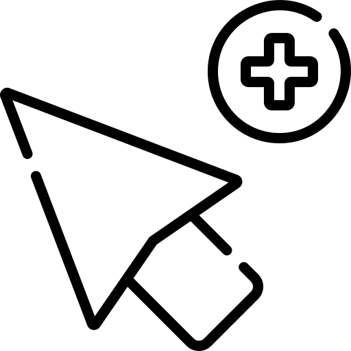 Add pointer computer mouse cursor interface icon Add pointer computer mouse cursor interface icon