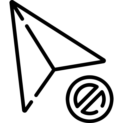Cursor forbidden no cursor icon Cursor forbidden no cursor icon
