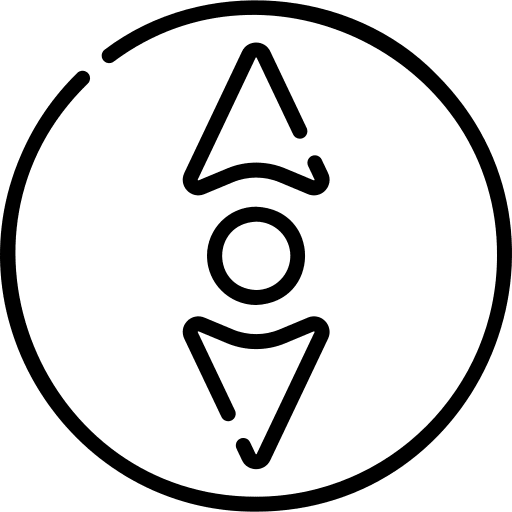 Scroll move arrows down icon Scroll move arrows down icon