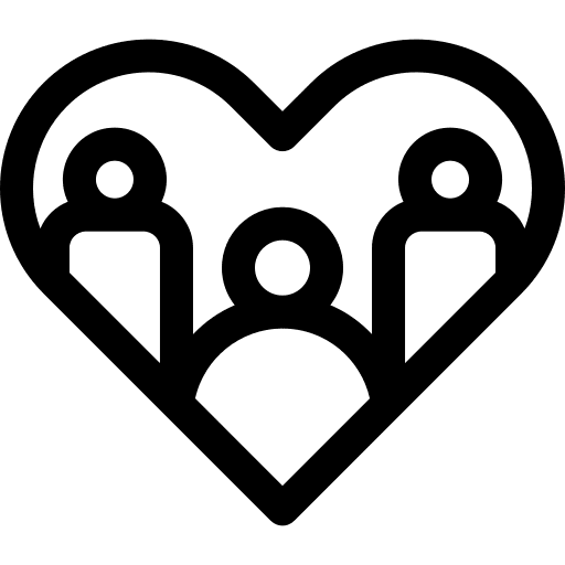 Community help group solidarity icon