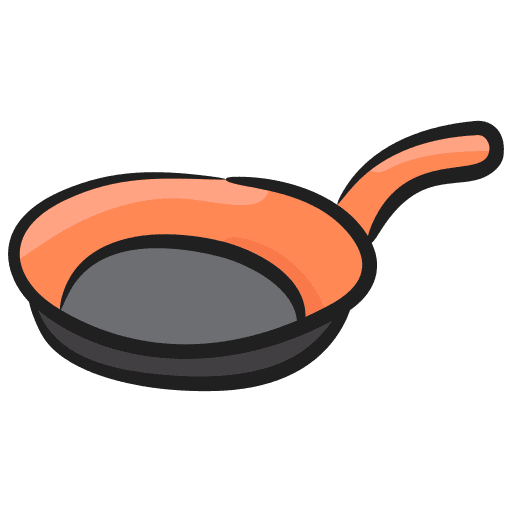 Frying pan tool kitchen house things icon