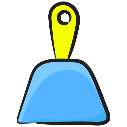 Dustpan household housework wiping icon