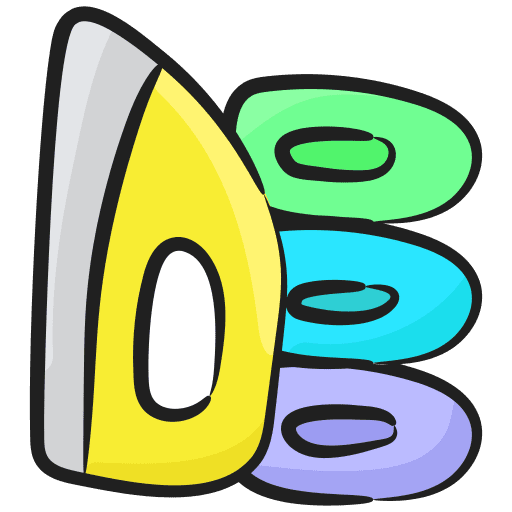 Ironing ironing clothes stack icon