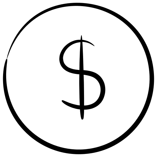 Dollar coin price business and finance dollar coin icon