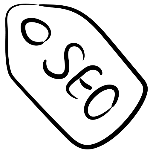 Seo tag price tag shop shopping icon