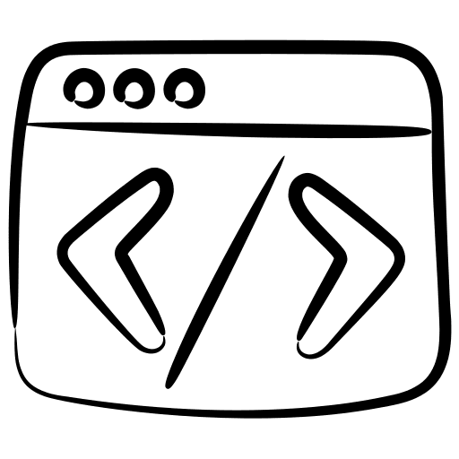 Web development website design programing monitor icon