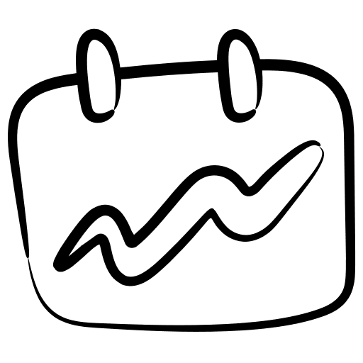 Calendar organization calendar schedule icon