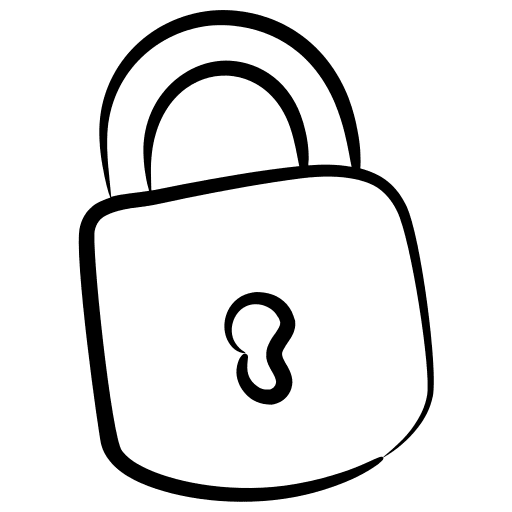 Padlock protection blocked locked icon