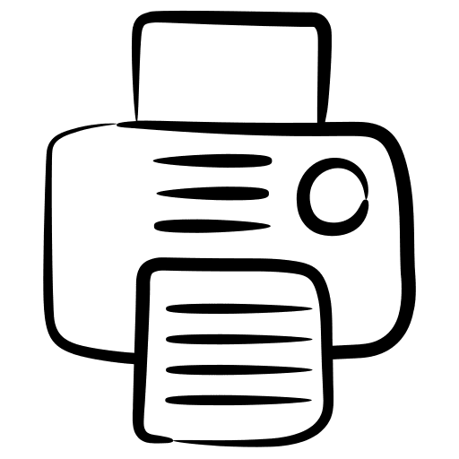 Printer ink print printer icon