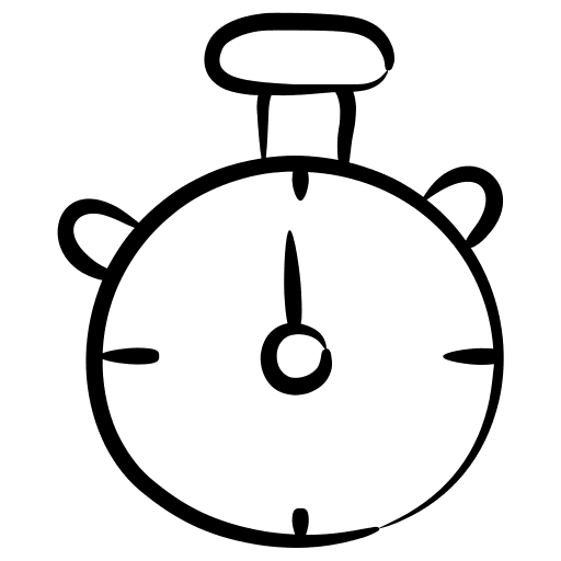 Stopwatch chronometer wait chrono icon