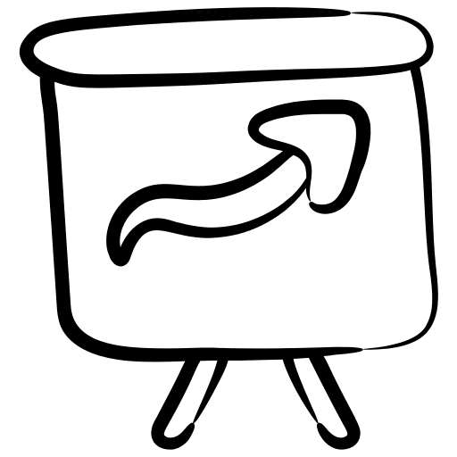 Presentation business presentation financial icon