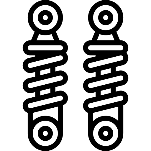 Suspension stiffness transportation bounce icon