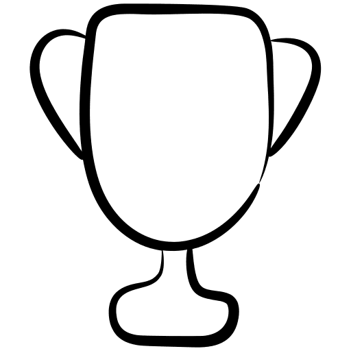 Trophy trophy sports and competition winner icon