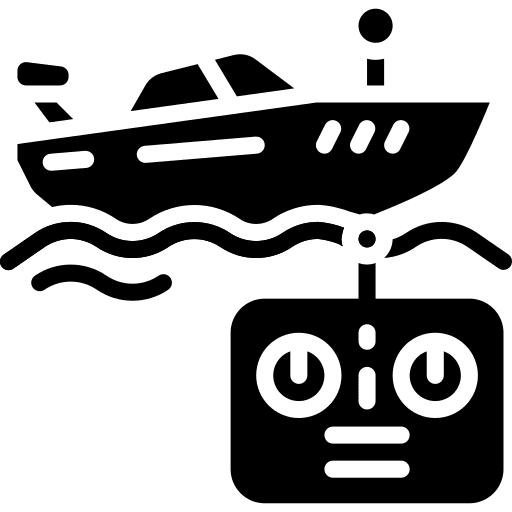 Boat controller vehicle boat icon