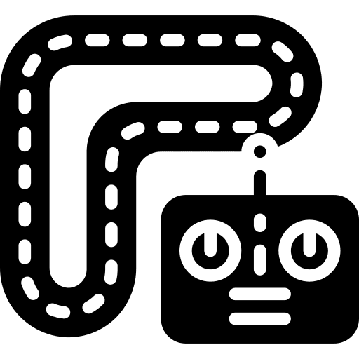 Track remote track race icon