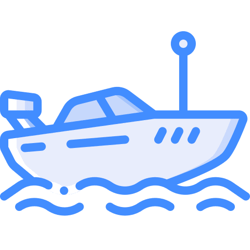 Boat ocean boat transportation icon