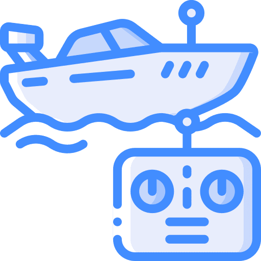 Boat ocean controller boat icon