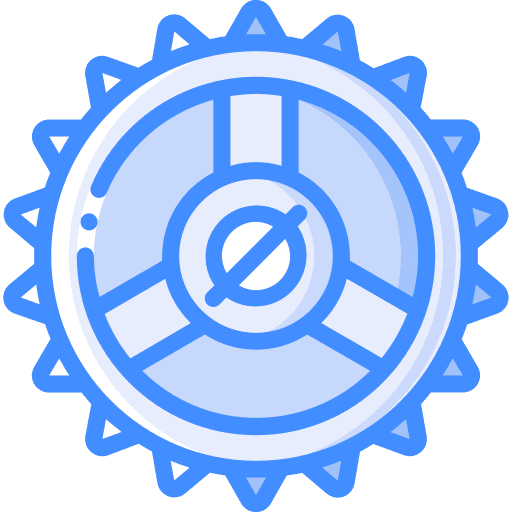 Cogs transportation drive gear icon Cogs transportation drive gear icon