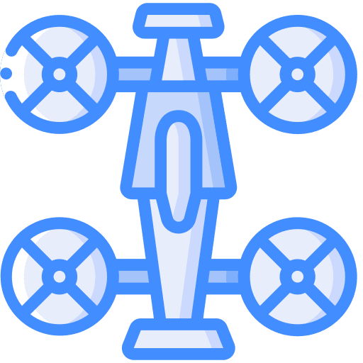Drone racing fly engineering icon Drone racing fly engineering icon