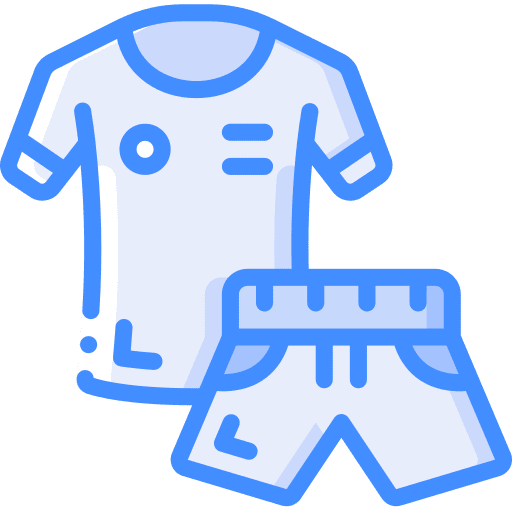 Football uniform sports and competition soccer football uniform icon
