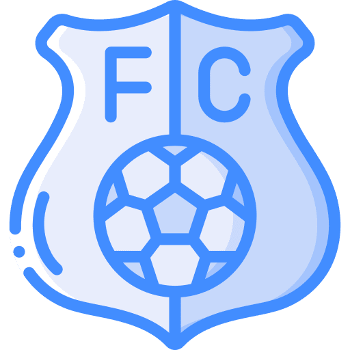 Football club emblem ball football badge icon Football club emblem ball football badge icon