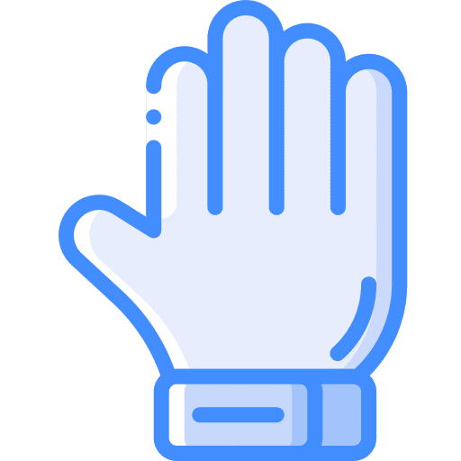 Gloves goalkeeper gloves football icon