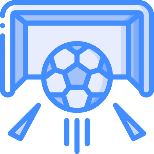 Goal post game goal ball icon