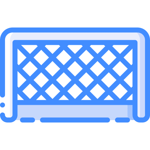Goal post soccer field sports and competition icon Goal post soccer field sports and competition icon