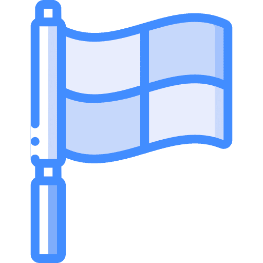 Offside flag soccer game sports and competition icon Offside flag soccer game sports and competition icon