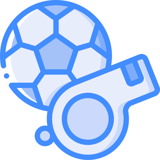 Whistle ball football whistle icon