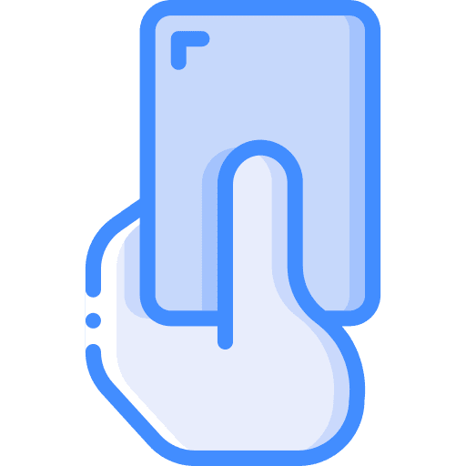 Yellow card soccer yellow card hand icon Yellow card soccer yellow card hand icon