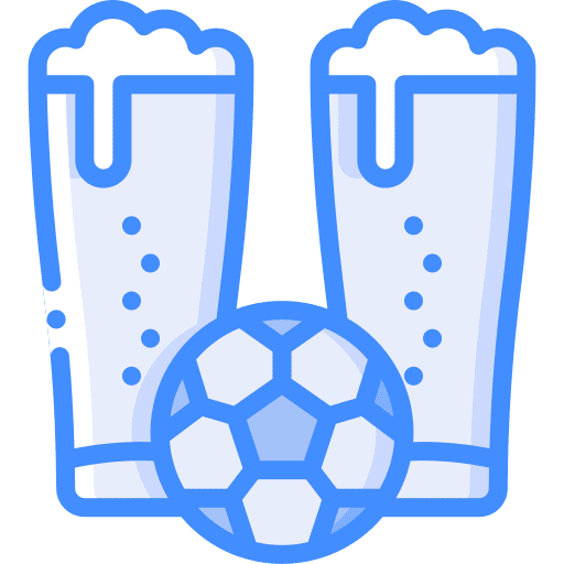 Beers soccer ball alcoholic drink pub icon Beers soccer ball alcoholic drink pub icon