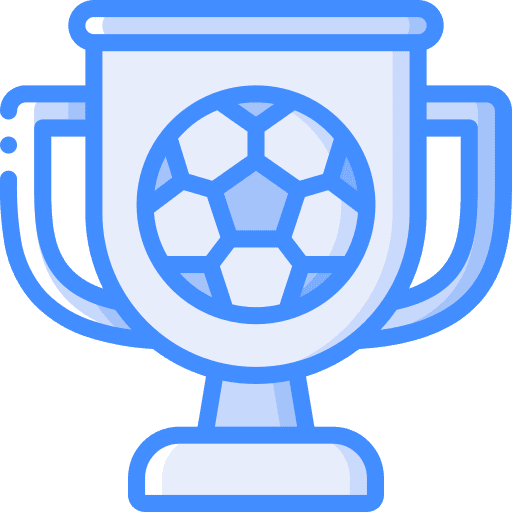 Trophy cup football champion icon Trophy cup football champion icon