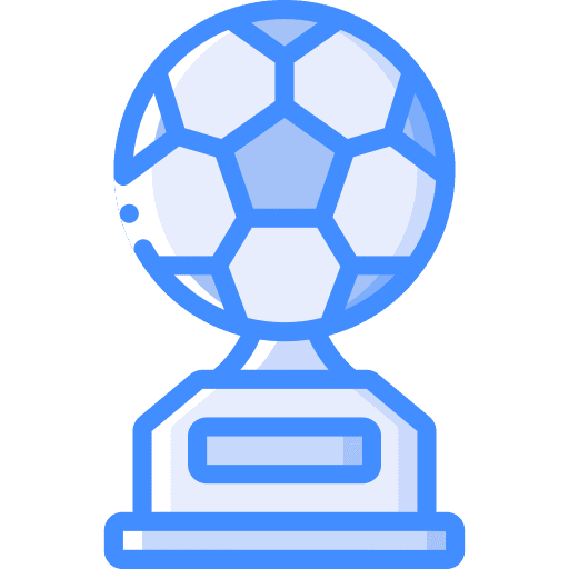 Trophy soccer football ball icon Trophy soccer football ball icon