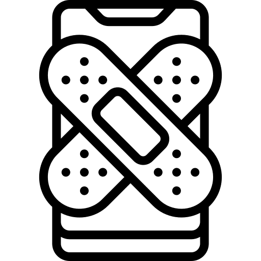 Plaster mobile plaster repair icon