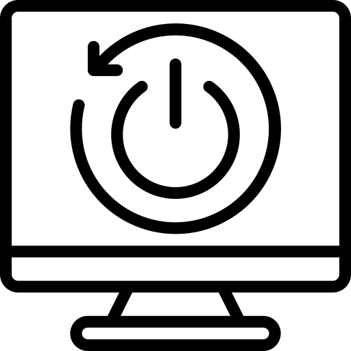 Restart reset reboot backup icon