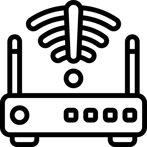 Router device servers networking hosting icon