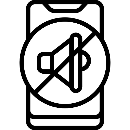 Smartphone electronics silent smartphone icon