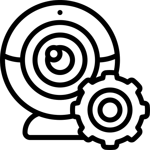 Web cam electronics camera options icon