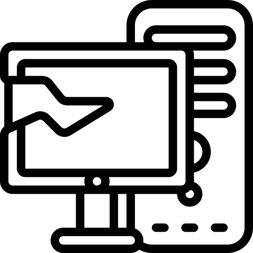 Desktop computer technology electronics computer monitor icon