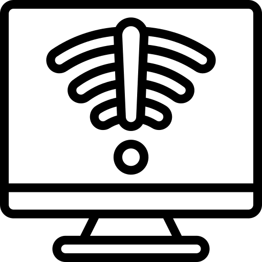 Computer computer signal electronics icon