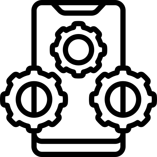 Smartphone smartphone electronics configuration icon
