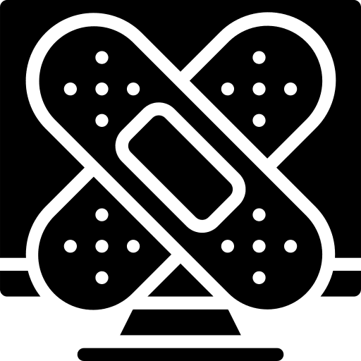 Plaster damage wound computer icon