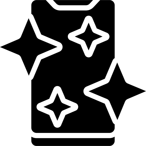 Smartphone electronics star mobile icon