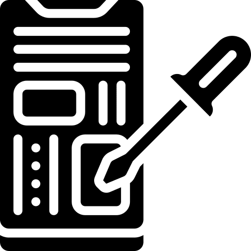 Smartphone tools screwdriver repair icon