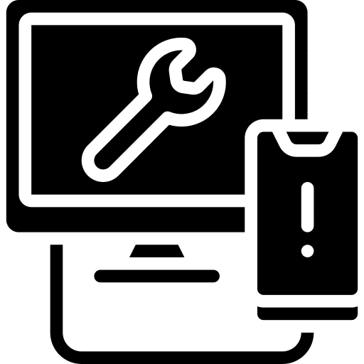 Desktop computer desktop computer monitor technical support icon