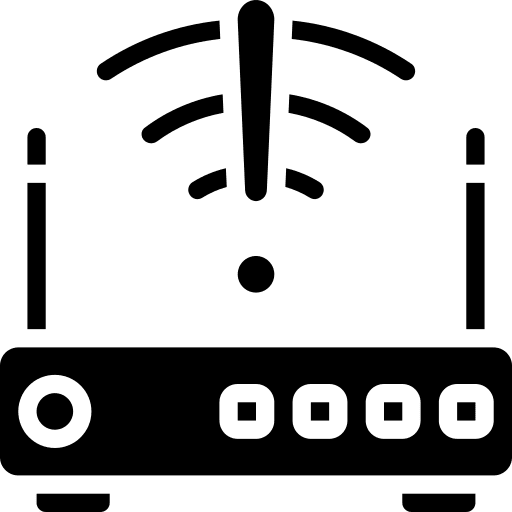 Router device error network networking icon