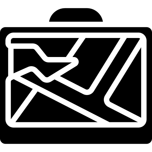 Navigation gps arrow technology icon