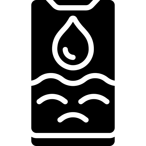 Smartphone drop technology phone call icon