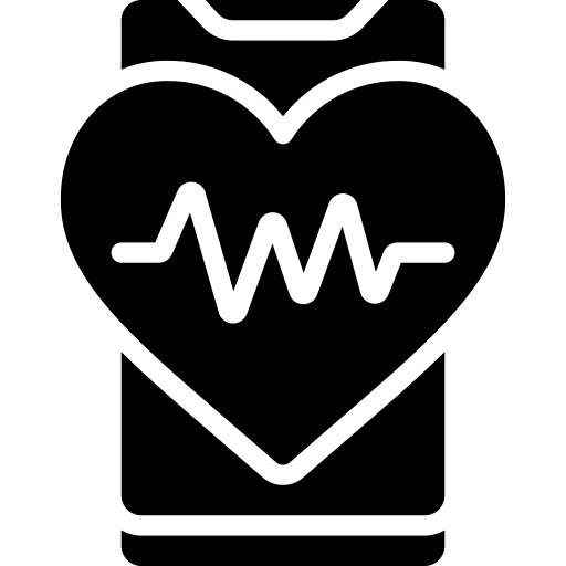 Smartphone smartphone pulse mobile phone icon